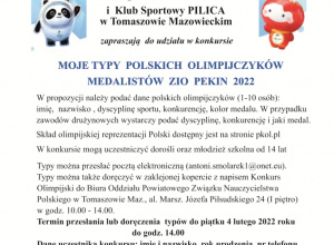Konkurs "Moje typy polskich olimpijczyków..."